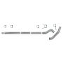 Diamond Eye Performance K5244A-RP Diamond Eye KIT 5in CB MFLR RPLCMENT PIPE SGL AL: 2004.5-2007.5 DODGE CUMMINS 600