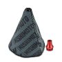 Mishimoto MMB-RECO-RD Shift Boot Cover + Retainer/Adapter Bundle M12x1.25 Red
