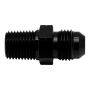 DeatschWerks 6AN Male Flare to 1/4in Male NPT Adapter - Anodized Matte Black