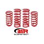 BMR 79-04 Fox Mustang Lowering Spring Kit (Set Of 4) - Red