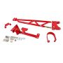BMR 93-02 F-Body w/ DSL Torque Arm Tunnel Mount (For Stock Exhaust) - Red