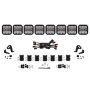 Diode Dynamics DD7248 SS5 Pro Universal CrossLink 8-Pod Lightbar - White Combo
