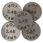 Hot Cams 5PK890244 Shim Kits 2.440mm Thickness - 5 Pack