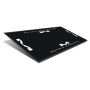 Matrix Concepts M40-101 M40 Carpeted 3.5 Foot X 7 Foot Mat - Black/White