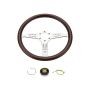 Super Grand Prix Steerin g Wheel Wood/Pol. Silver