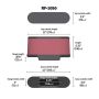 K&N RF-1050 Universal Air Filter - Carbon Fiber Top