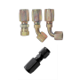Fragola -6AN x 45 Degree Hose End - Power Steering