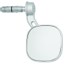 Kuryakyn 6656 Dillinger Bar End Mirrors Silver