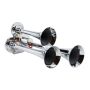 Kleinn Air Horns 130 Kleinn Chrome Triple Horn/ 12.5In/10In/7.5In - Chrome-Plated Zinc Alloy