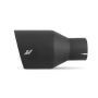 Mishimoto MMEXH-TIP-DW25BK Clamp-on Double Wall Exhaust Tip 2.5 Inlet Slash Cut