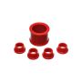 Energy Suspension 88-91 Honda Civic/CRX Red Power Steering Rack Bushing Set