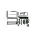 Metra 99-8205 Dash Kit For Pontiac Vibe/Toy Matrix 03-08, Black, installation