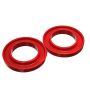 Energy Suspension Universal 3-3/16in ID 5-1/4in OD 3/4in H Red Coil Spring Isolators (2 per set)
