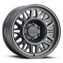 Raceline 451B Ryno 17x8.5in / 6x139.7 BP / 0mm Offset / 106.1mm Bore - Satin Black Wheel