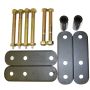Rugged Ridge 18265.14 HD Front Leaf Spring Shackles 1-In Lift 87-95 Jeep Wrangler YJ