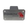 Fishbone Offroad Hitch Cover - 2In Hitch - Black Powdercoated Steel