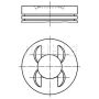 MAHLE 001 13 01 Engine Piston