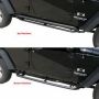 Rampage 88732 2007-2018 Jeep Wrangler(JK) Srs Side Bar Rockerguard Step - Black