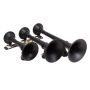 Kleinn Air Horns USTL-734 Kleinn Spare Tire Kit w/ Black Triple Horns/ 150 PSI Waterproof Air Compressor / 3.0 gal Air Tank