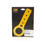 OMP RACING, INC. OMPEB0-0572 Tow Hook Aluminum 6mm Thick FIA Yellow