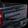 Putco 55551BPGM 2020 Chevy Silv 2500/3500 Blk Platinum Tailgate Letters - CHEVROLET - Stamped Version