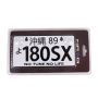 NRG Mini JDM Style Aluminum License Plate (Suction-Cup Fit/Universal) - 180SX