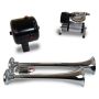 Kleinn Air Horns HK2 Kleinn Dual Chrome Horn Kit w/ 120 PSI Air Compressor / 0.5 gal Air Tank