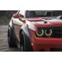 AVS 2008+ Dodge Challenger Smooth Front and Rear Fender Flares - Black (4 Pc)