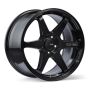Enkei 539-895-6538BK T6R 18x9.5 38mm Offset 5x114.3 Bolt Pattern 72.6 Bore Gloss Black Wheel