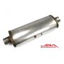 JBA Universal Chambered 304SS Muffler 22x8x5 3in Center/Center
