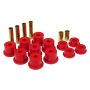 Prothane 80-98 Ford F250/350 4wd Front Spring Bushings - Red