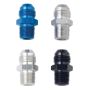 FRAGOLA FRG481608-BL Straight Adapter Fitting #8 x 3/8 MPT Black
