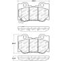 StopTech Performance 08-09 Infiniti FX50/G37 Rear Brake Pads