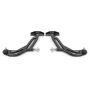 BMR 10-14 Ford Mustang Adj. Lower A-Arms w/ Delrin/Rod End / 18mm Tall Ball Joint - Black Hammertone