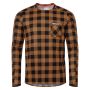 USWE w80951061042103 Flannel Long Sleeve Lightweight Off-Road Jersey Bronze - XS