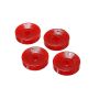Energy Suspension 06-11 Honda Civic Red Rear Upper Shock Bushing Set