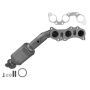 AP Exhaust 641524 Federal / EPA Catalytic Converter - Direct Fit w/ Integrated Manifold