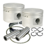 S&S Cycle 920-0027 84-99 BT w/ Stock Heads .020in 80in Cast Flat-Topped Replacement Piston Kit