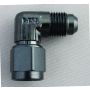 FRAGOLA FRG498103-BL #6 Female Swivel to Male 90 Degree Fitting Black