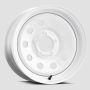 Allied - Pacer 2745512-W 14X5.5 5X4.50 (+00) AWC 55W White Mod (HB 81)