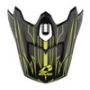 EVS H16T3P-VSBKHVY T3 Pinner Visor - Black/ Hivis Yellow