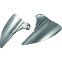Kuryakyn 1316 Saddle Shields Heat Deflectors 09-Up Touring Smoke