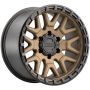 Raceline 953BZ Krank 16x8in / 5x114.3 BP / 0mm Offset / 72.62mm Bore - Bronze Wheel