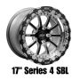 Belak Wheels 17045112S42BS-1PC Belak 17x4.5 / 2.25 BS / 5x112 BP / Series 4 Wheel - Monoblock (Req Spacer/Extended Studs)