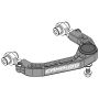 Camburg CAM-110230-GRY Ford F-150 2WD/4WD 04-20 KINETIK V2 Performance Billet Uniball Upper Arms