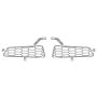 Putco 86168 15-20 Ford F-150 Raptor - Hex Style - Polished SS Bumper Grille Inserts