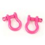Rugged Ridge Pink 3/4in D-Ring Shackles