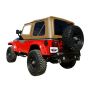 Rampage 1997-2006 Jeep Wrangler(TJ) OEM Replacement Top - Spice Denim