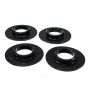 Energy Suspension 01-05 Chrysler PT Cruiser Black Rear Coil Spring Isolator Set