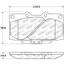 StopTech 89-96 Nissan 300ZX Sport Performance Front Brake Pads
